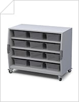 Cubby Storage Cart | Haskell