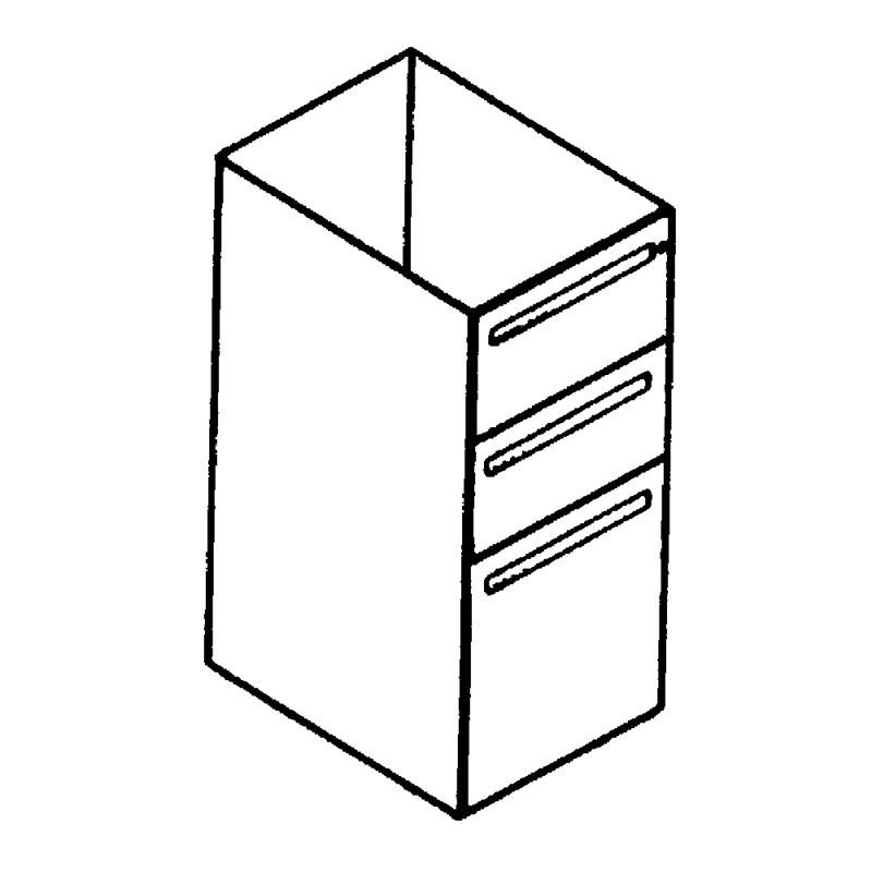 Worksurface Supporting Pedestals Open Top Box Box File Haskell